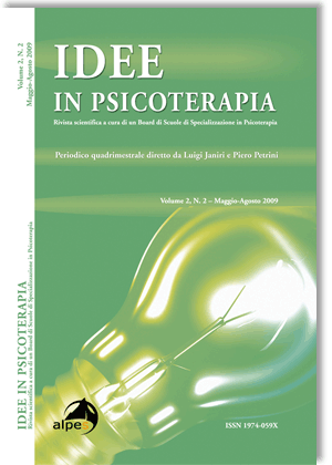 Idee in Psicoterapia 
Vol. 2, N. 2, 2009