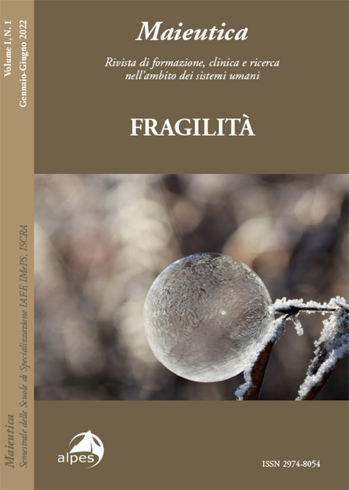 Maieutica Vol. I, N° 1
Fragilità